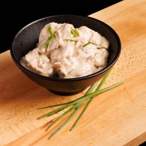 Varkenshaas in Champignonsaus